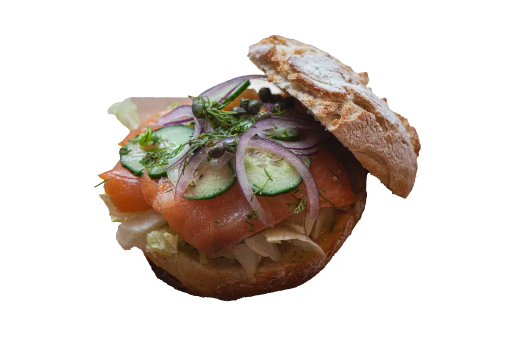 Broodje zalm