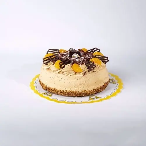 Mokka slagroomtaart middel